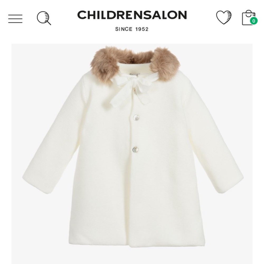Baby wool coat